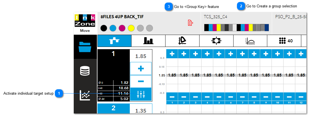 1.1.2.2. Change Target Density for Single or Grouped Keys