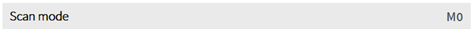 3. Scan modes